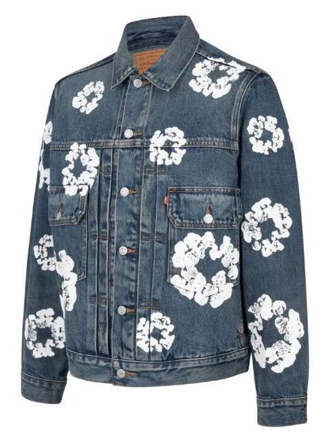 Denim Tears x Levi's wreath-print denim jacket