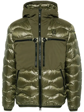 Blauer padded hooded jacket