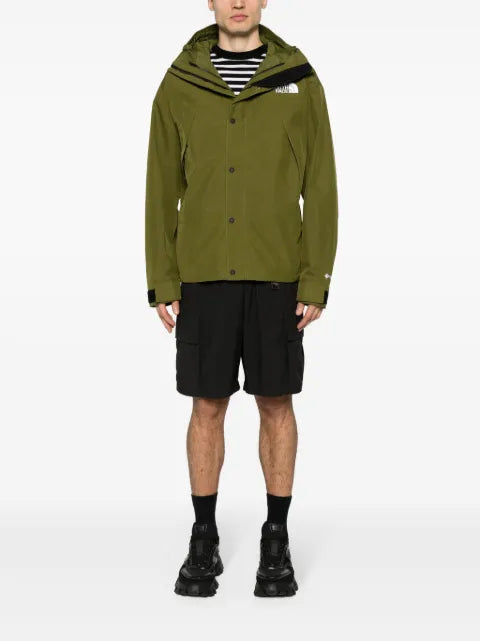The North Face logo-embroidered hooded jacket