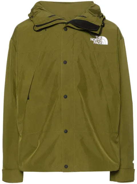 The North Face logo-embroidered hooded jacket