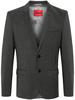 BOSS single-breasted blazer with notch lapels
