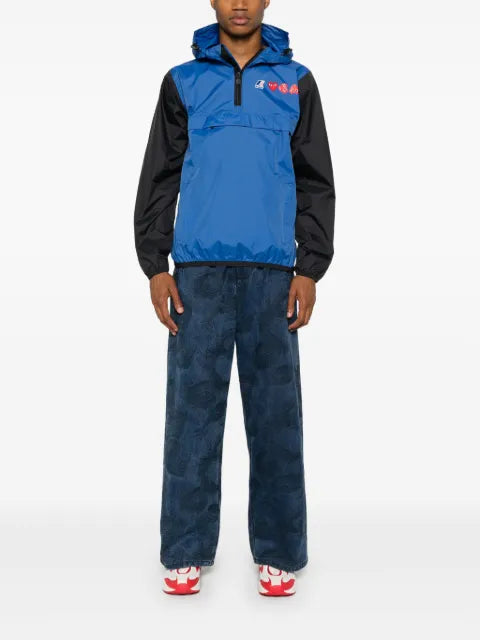 Comme Des Garçons Play x K-Way Heart-patch lightweight jacket