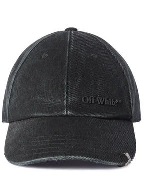 Off-White Baseballkappe im Distressed-Look