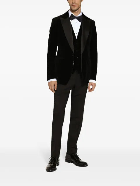 Dolce & Gabbana buttoned velvet vest