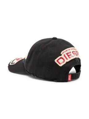 Diesel C-Braff Baseballkappe im Distressed-Look