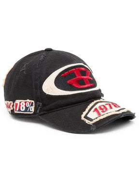 Diesel C-Braff Baseballkappe im Distressed-Look