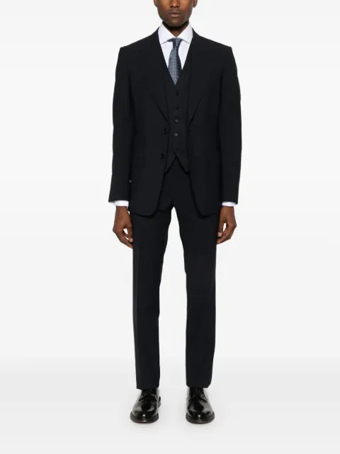 Tagliatore V-neck panelled waistcoat