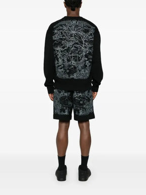 Givenchy sketch-print cotton sweatshirt