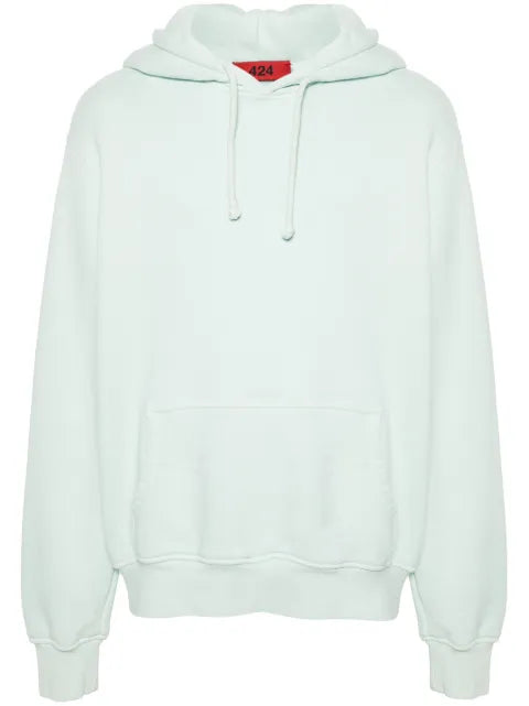 424 logo-embroidered hoodie
