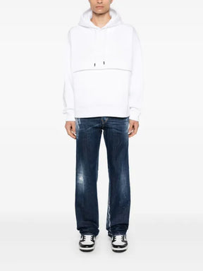 DSQUARED2 logo-debossed hoodie