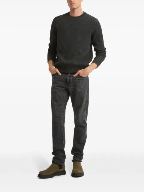 Yves Salomon two-tone reversible knit jumper
