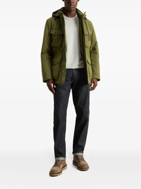 Woolrich lined hooded jacket