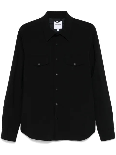ASPESI flannel shirt jacket