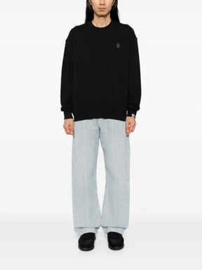 A BATHING APE® logo-patch sweatshirt