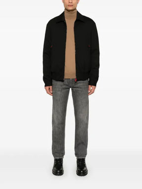 Kiton padded bomber jacket