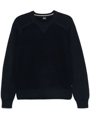 BOSS sweater with a striped panel