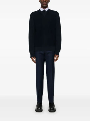 BOSS sweater with a striped panel
