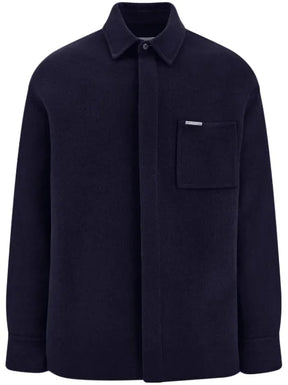 Ferragamo cashmere-blend overshirt