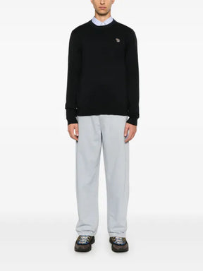 Paul Smith Zebra-patch sweater