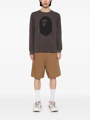 A BATHING APE® Ape head brushed-cotton sweatshirt