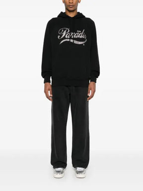3PARADIS crystal-logo hoodie