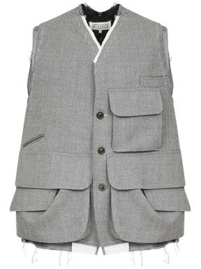 Maison Margiela cargo wool vest
