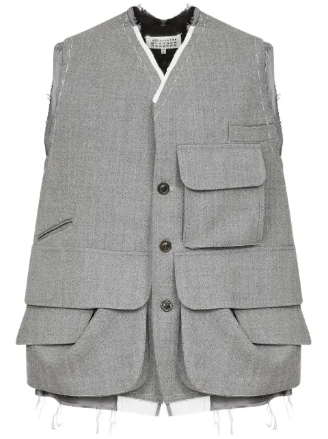 Maison Margiela cargo wool vest