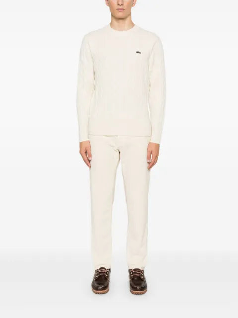 Lacoste cable-knit sweater