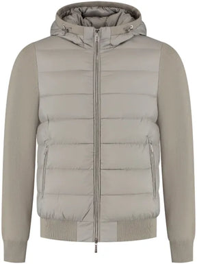 Moorer Lenz-S3L quilted hooded jacket