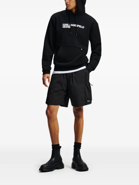 Karl Lagerfeld Jeans logo-print hoodie