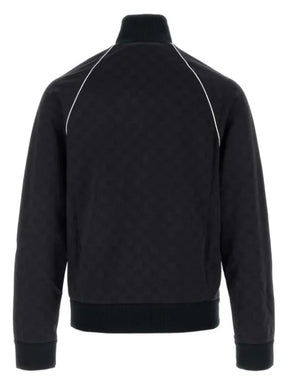 Gucci GG nylon and jersey zip jacket