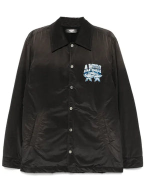 AMIRI logo-print shirt jacket