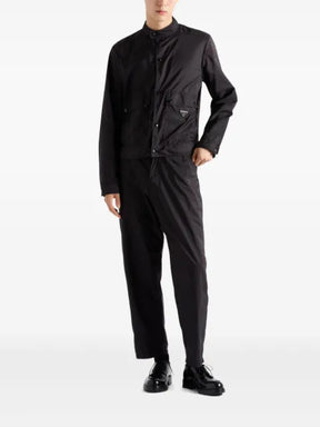 Prada triangle-logo jacket