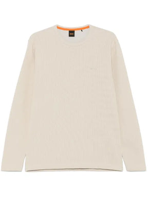 BOSS logo-embroidered sweater