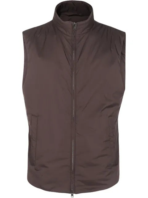 Herno zip-up gilet 