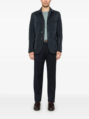Montecore classic-collar shirt jacket