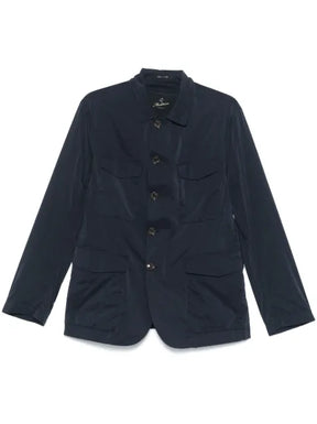 Montecore classic-collar shirt jacket