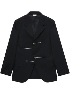 Comme des Garçons Homme Deux zip-detailing blazer 