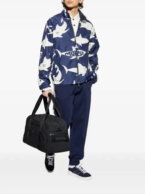Moncler Shark-print bomber jacket