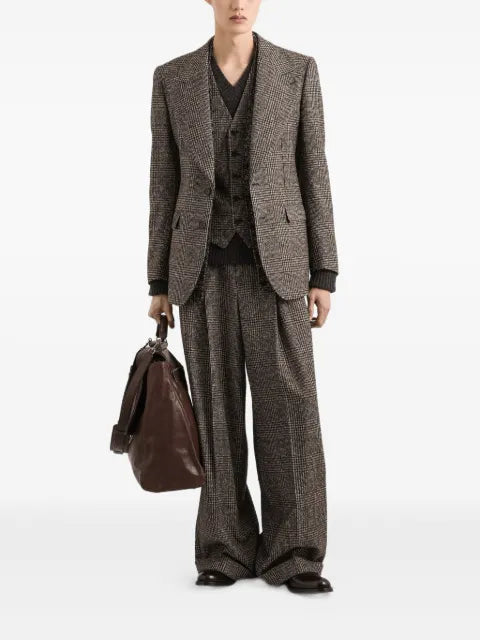 Dolce & Gabbana Glen check-pattern waistcoat