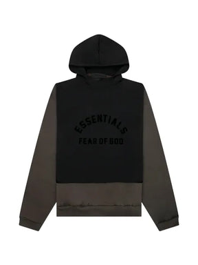 FEAR OF GOD ESSENTIALS hooded colour-block shirt