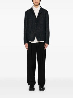 Forme D'expression stand up-collar jacket