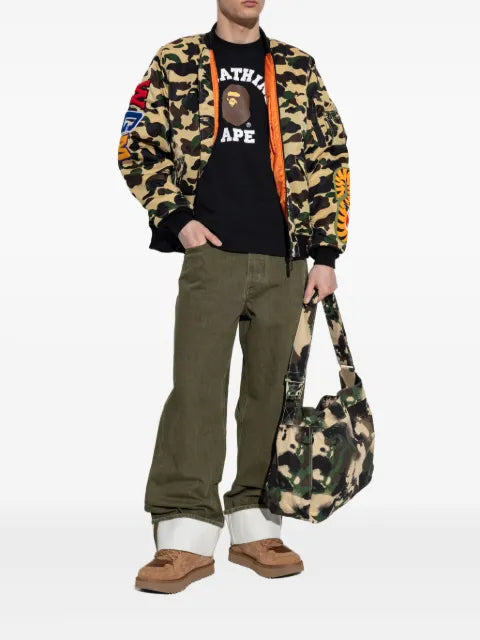 A BATHING APE® 1st Camo Shark MA-1 jacket