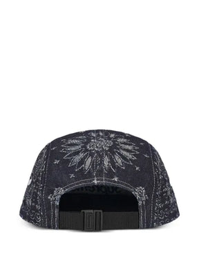 Supreme Jeans-Baseballkappe aus Bandana-Jacquard
