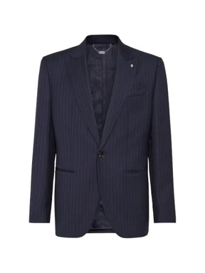 Billionaire Gessato pinstripe single-breasted blazer