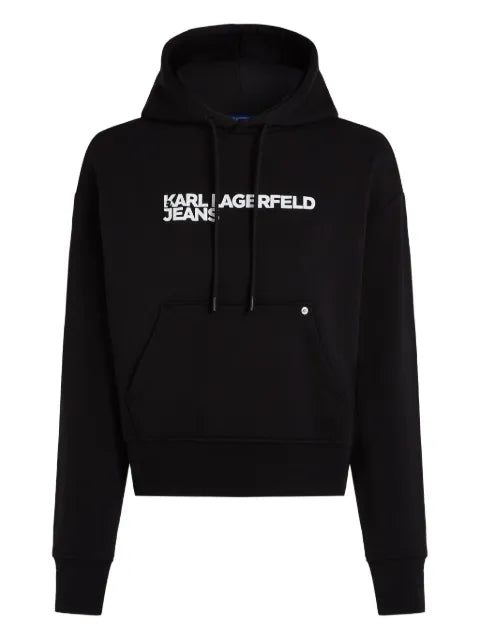 Karl Lagerfeld Jeans logo-print hoodie