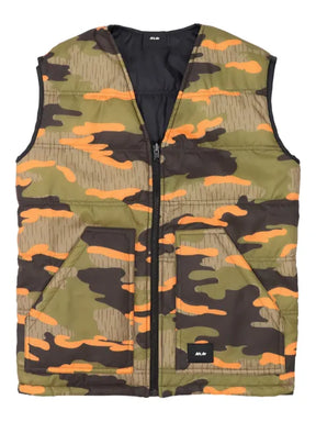 ArkAir full-zip patterned reversible gilet