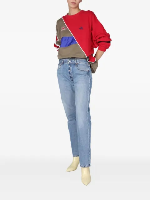 1/OFF colourblock logo sweatshirt