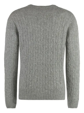 THE (Alphabet) cable-knit sweater