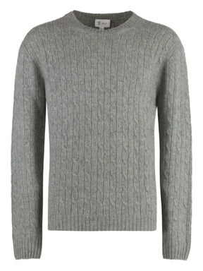 THE (Alphabet) cable-knit sweater